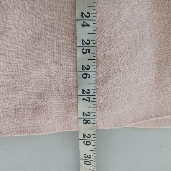 Topshop Double Breasted Linen Blend Oversized Blazer - Picture 11 of 16